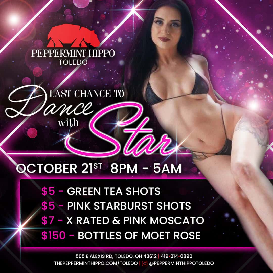 Dance with Star at Peppermint Hippo Toledo