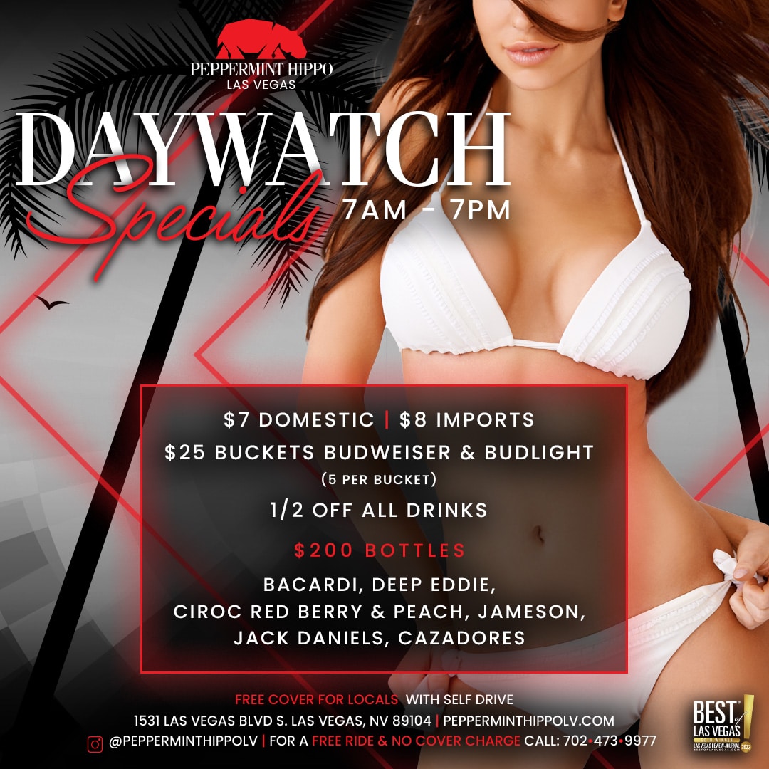 Daywatch Specials | | Peppermint Hippo Las Vegas