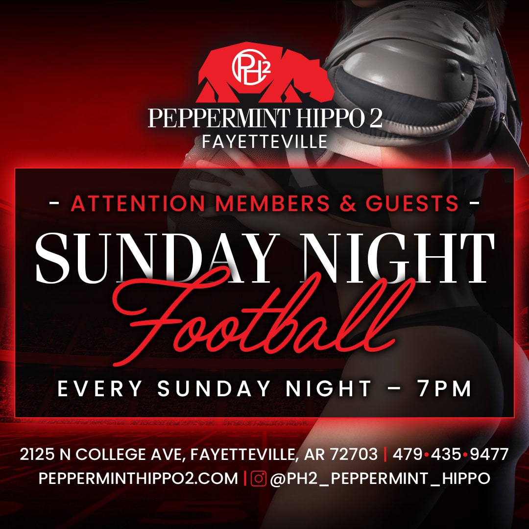 Sunday Night Football, Peppermint Hippo Fayetteville