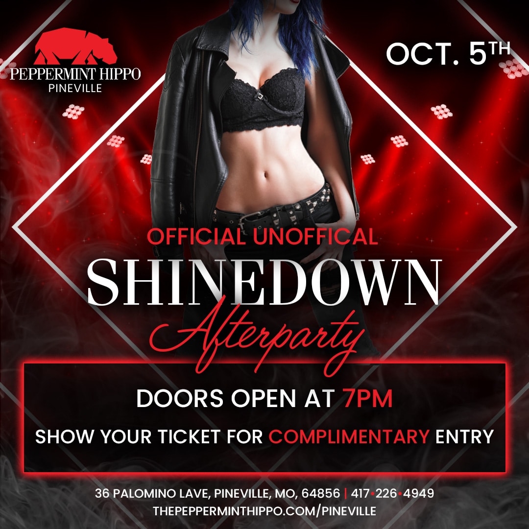 Shinedown Afterparty at Peppermint Hippo Pineville