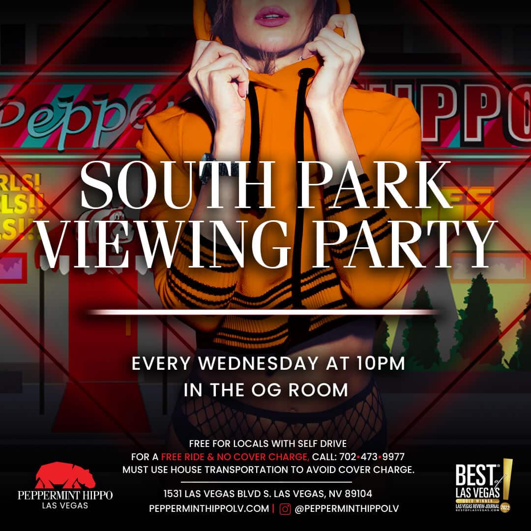 South Park Viewing Party | Peppermint Hippo Las Vegas