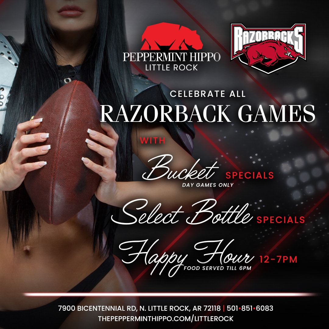 Razorback Games at Peppermint Hippo